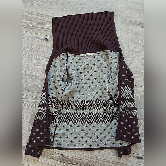 Athleta Teton Full Zip Wool Blend Sweater Jacket Womens Size Small - Picture 5 of 8